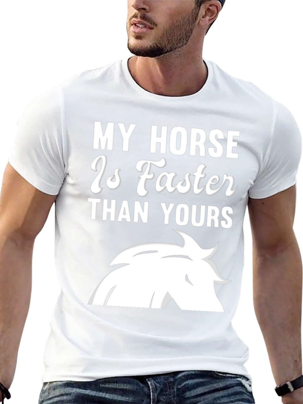 My Horse Is Faster T-Shirt