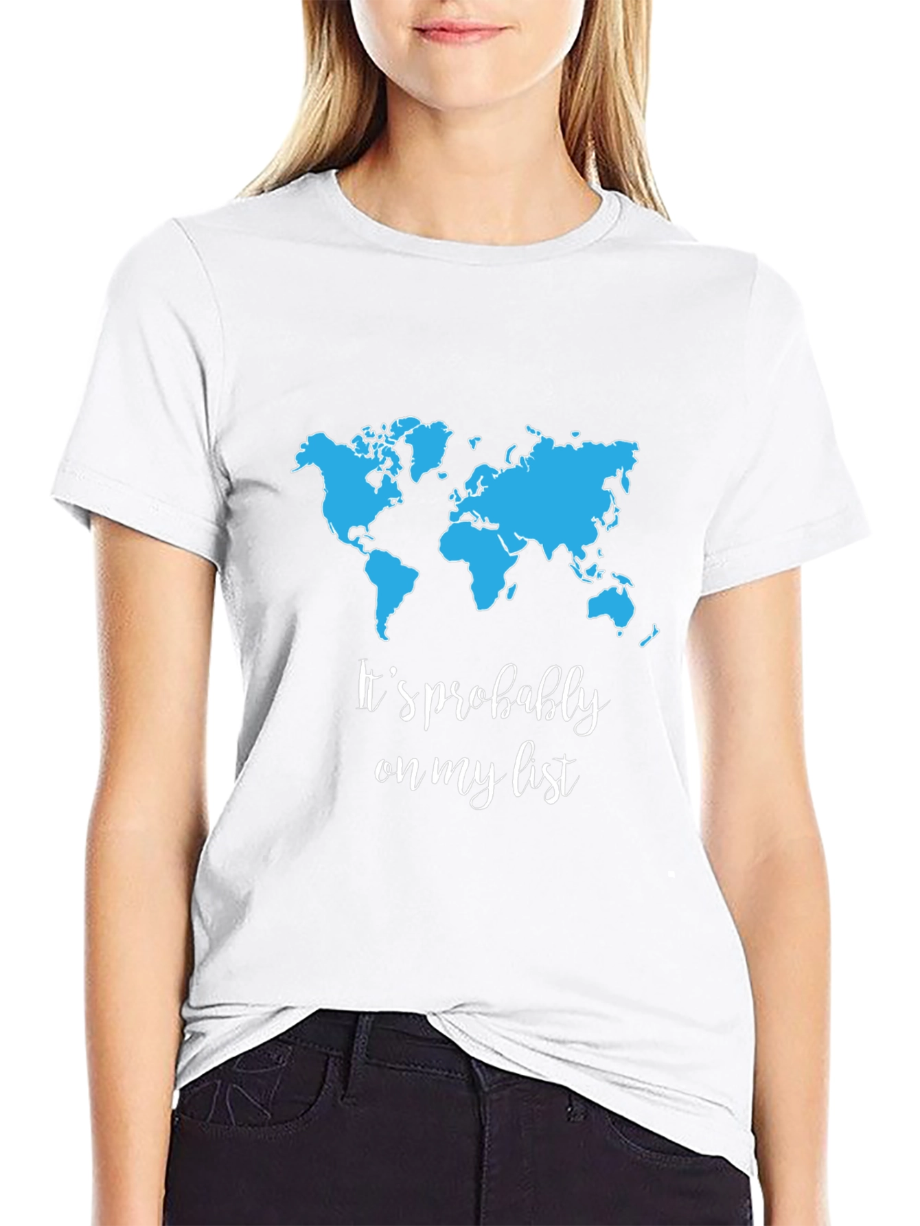 Travel Wishlist T-Shirt - World Map Tee for Adventurers