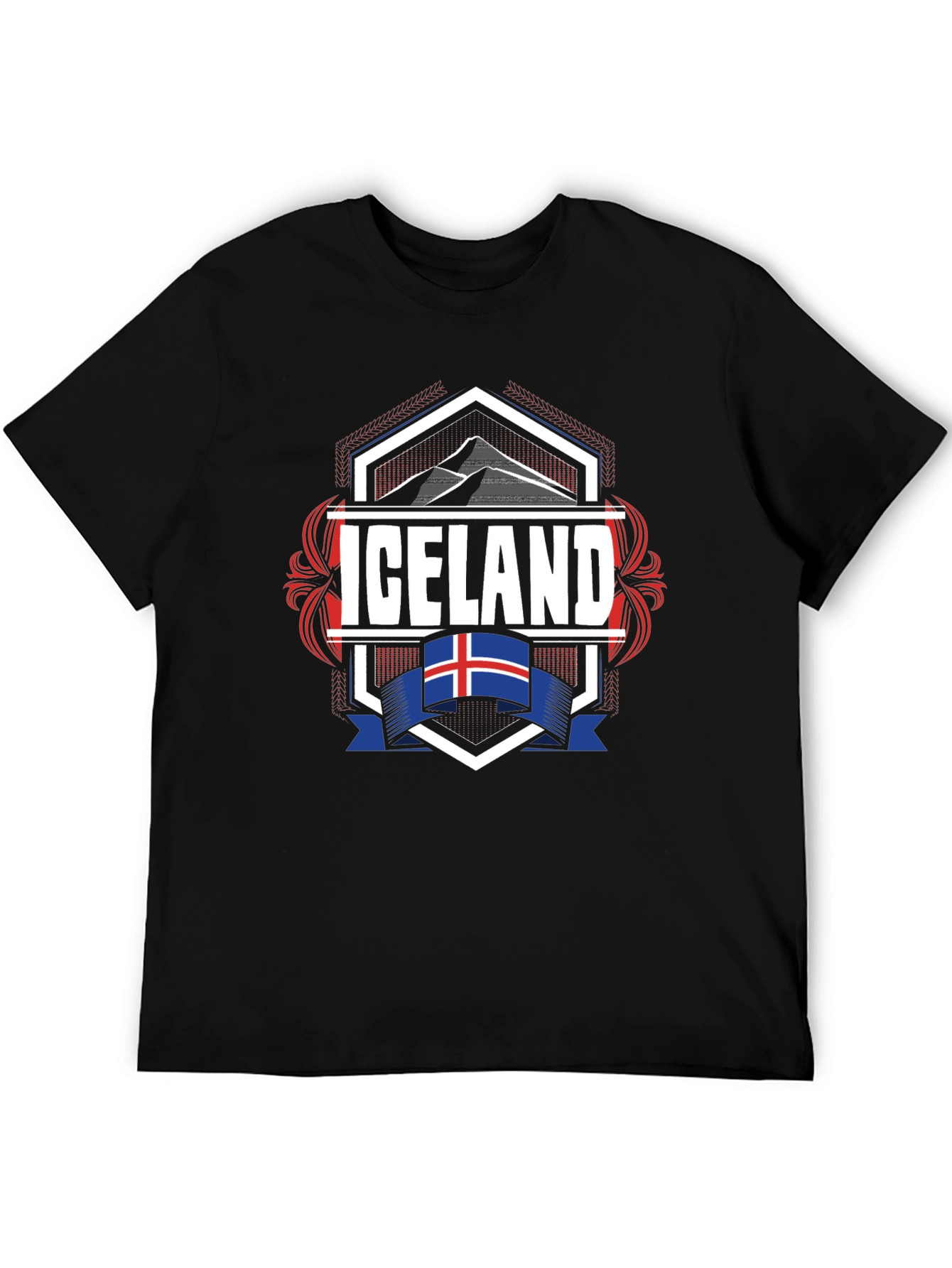 Iceland Flag Souvenir T-Shirt