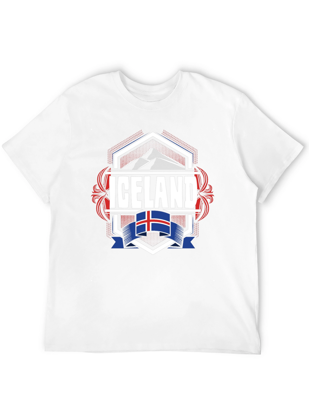 Iceland Flag Souvenir T-Shirt