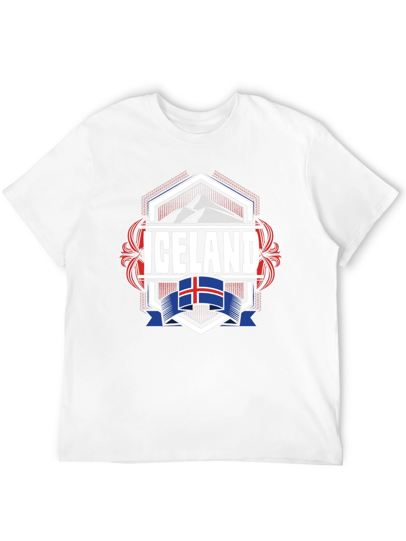 Iceland Flag Souvenir T-Shirt
