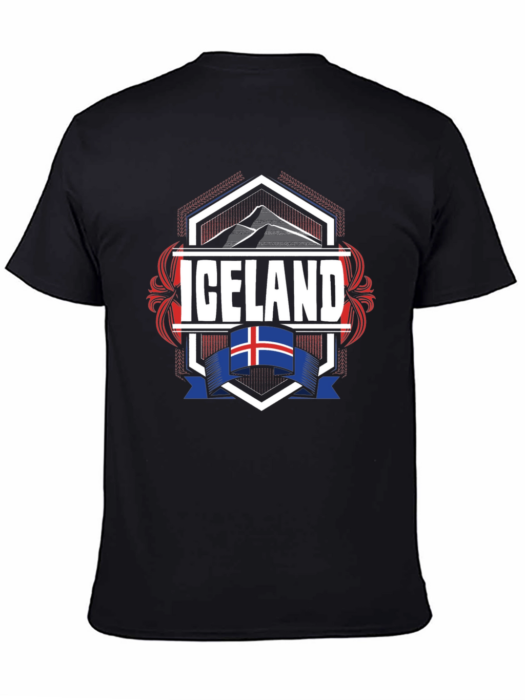 Iceland Flag Souvenir T-Shirt