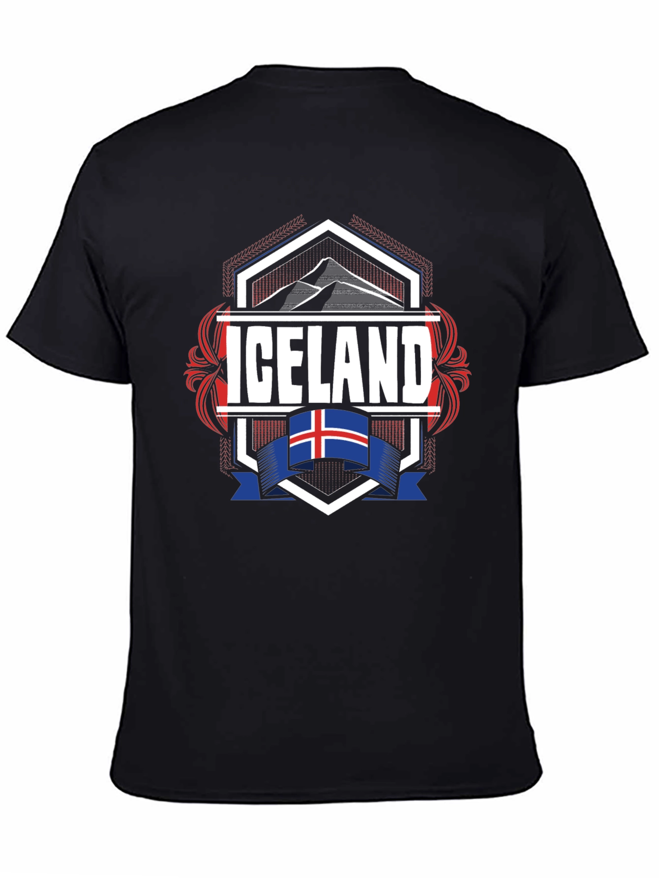 Iceland Flag Souvenir T-Shirt
