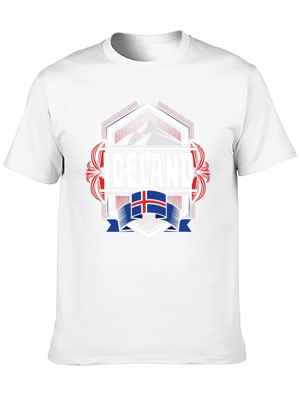 Iceland Flag Souvenir T-Shirt
