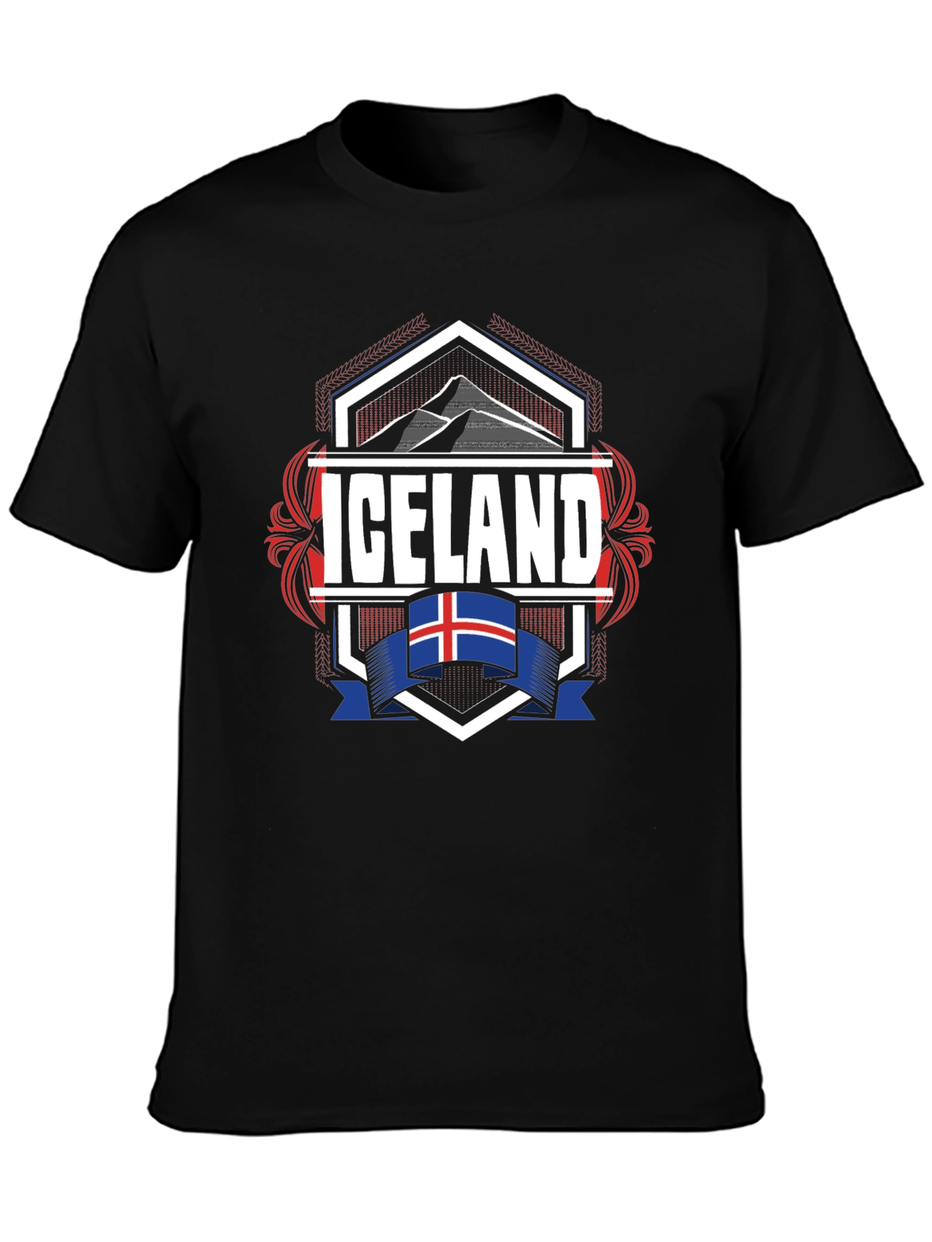 Iceland Flag Souvenir T-Shirt