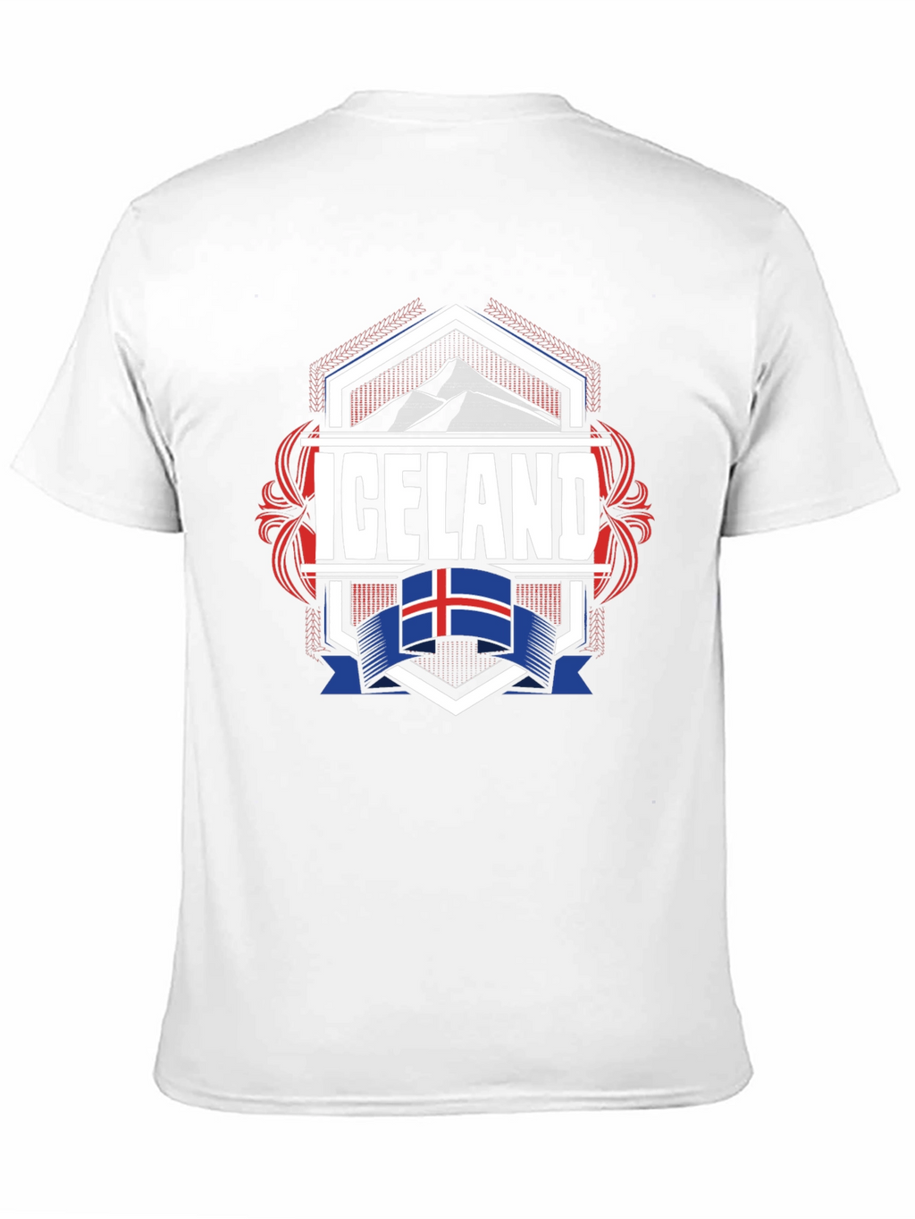 Iceland Flag Souvenir T-Shirt