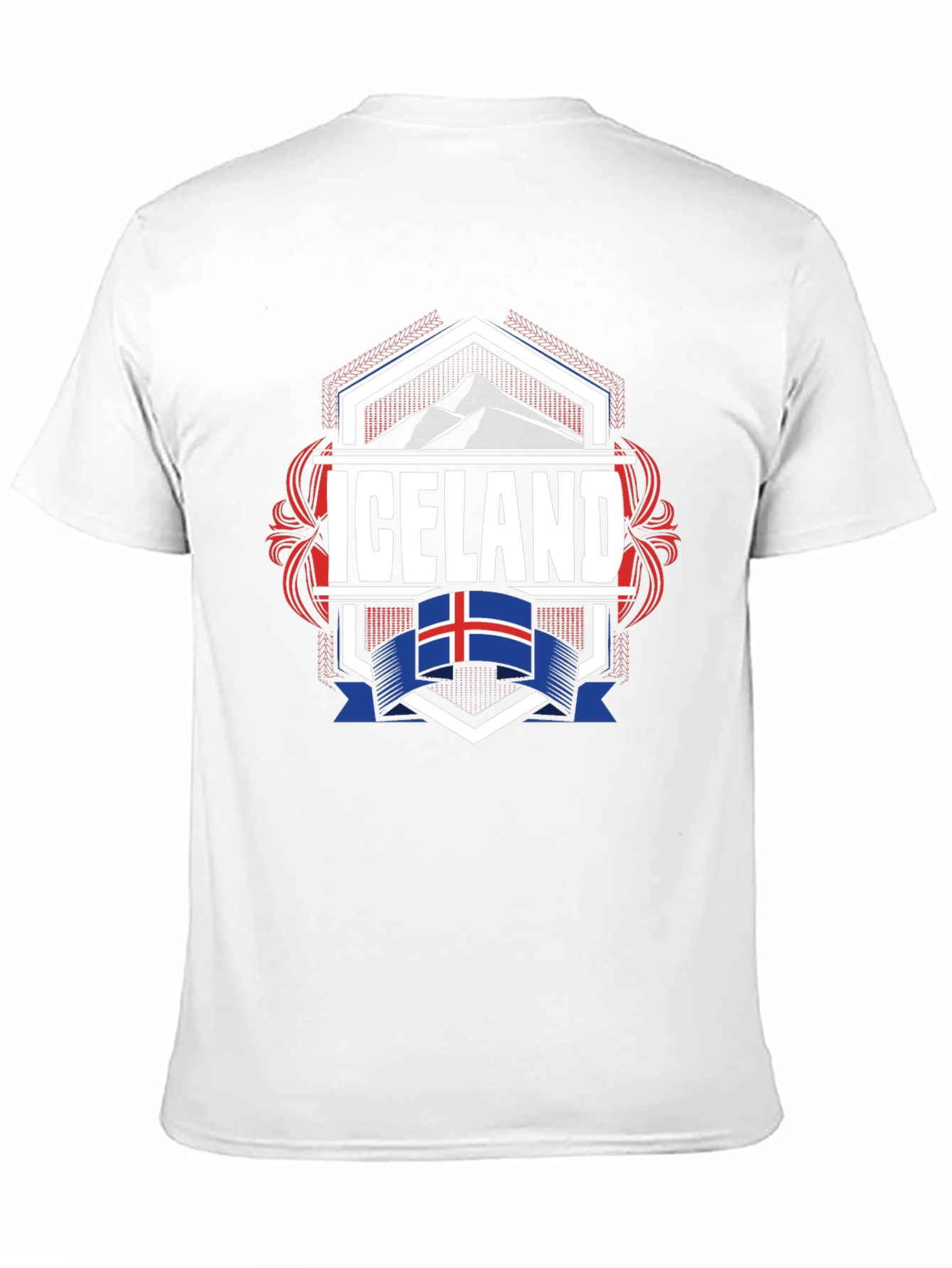 Iceland Flag Souvenir T-Shirt