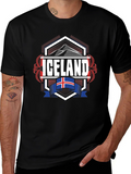 Iceland Flag Souvenir T-Shirt