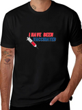 I Have Been Vaccinated Black T-Shirt