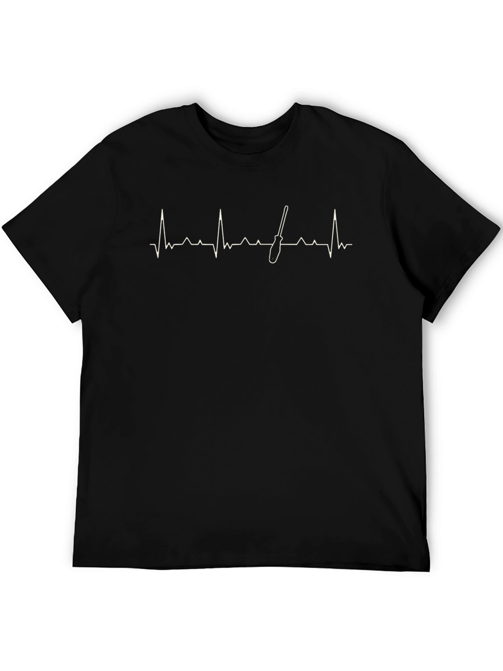 Electrician Heartbeat T-Shirt - Funny Electrician Gift