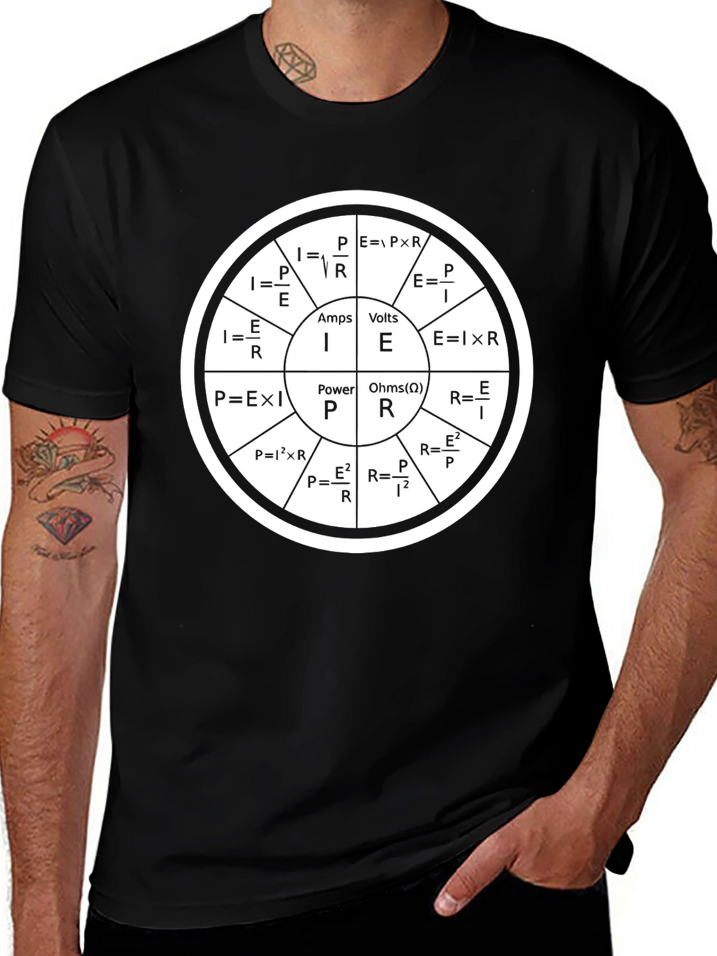Electrical Engineering Formula T-Shirt - Black