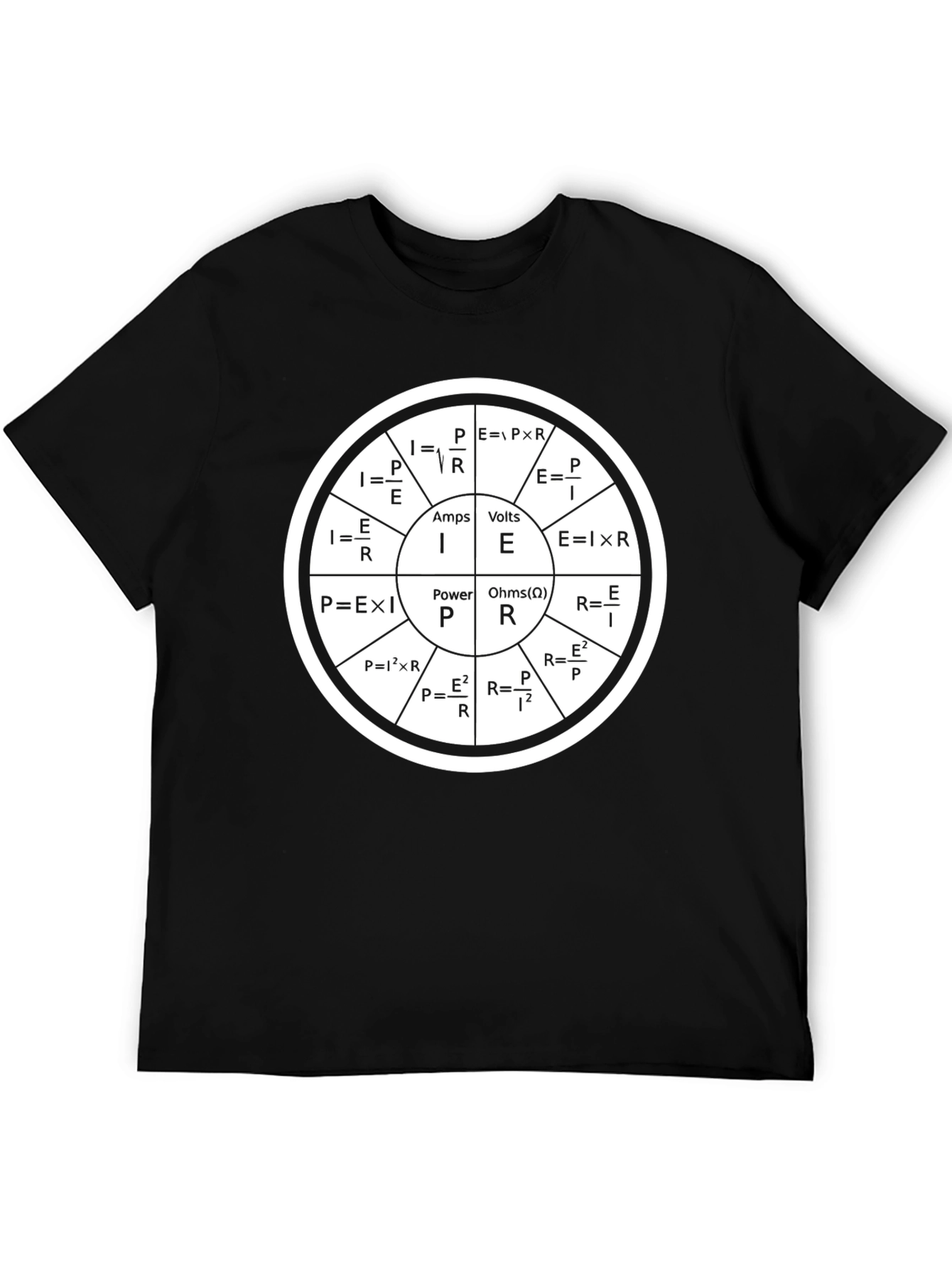 Electrical Engineering Formula T-Shirt - Black