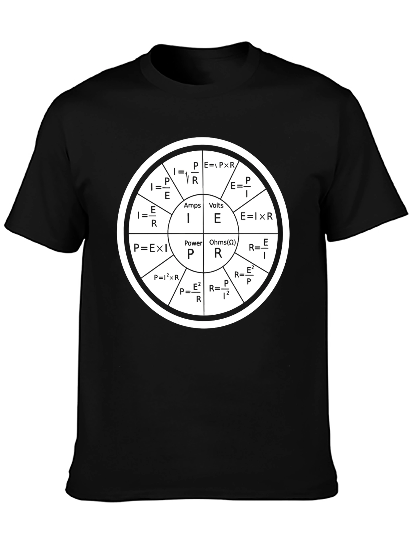 Electrical Engineering Formula T-Shirt - Black