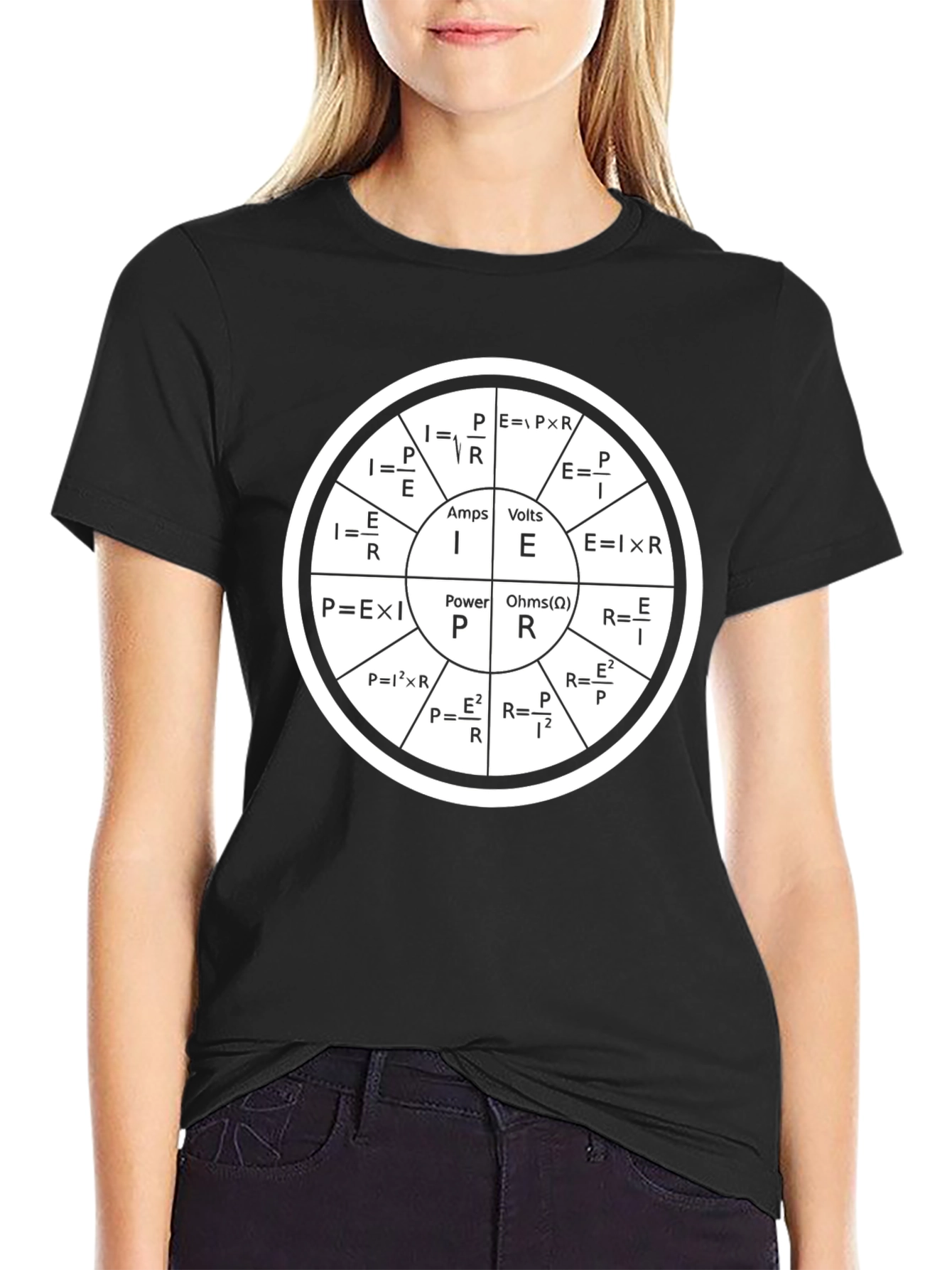 Electrical Engineering Formula T-Shirt - Black