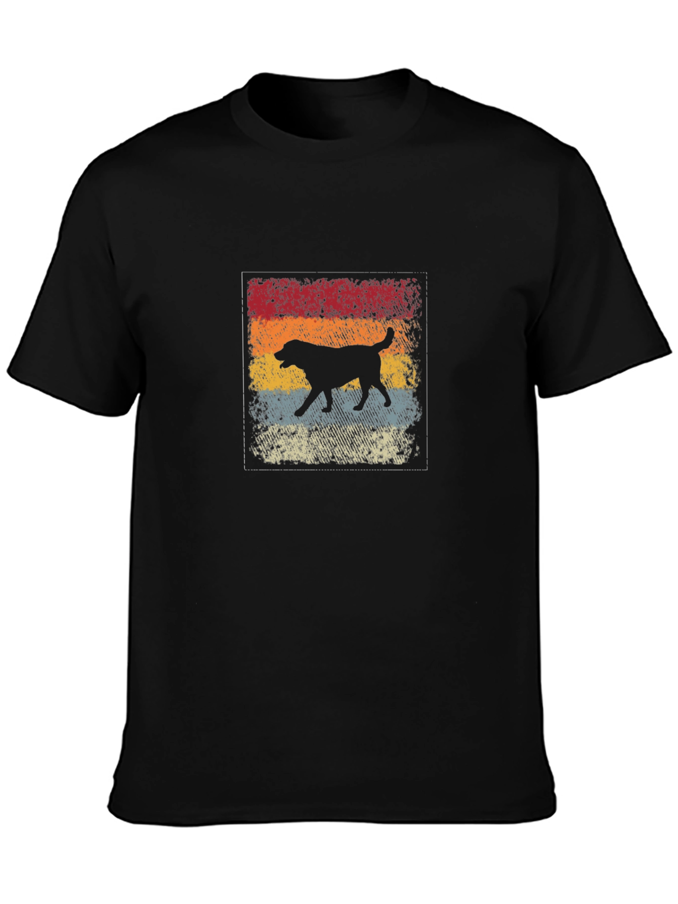 Retro Dog Silhouette T-Shirt