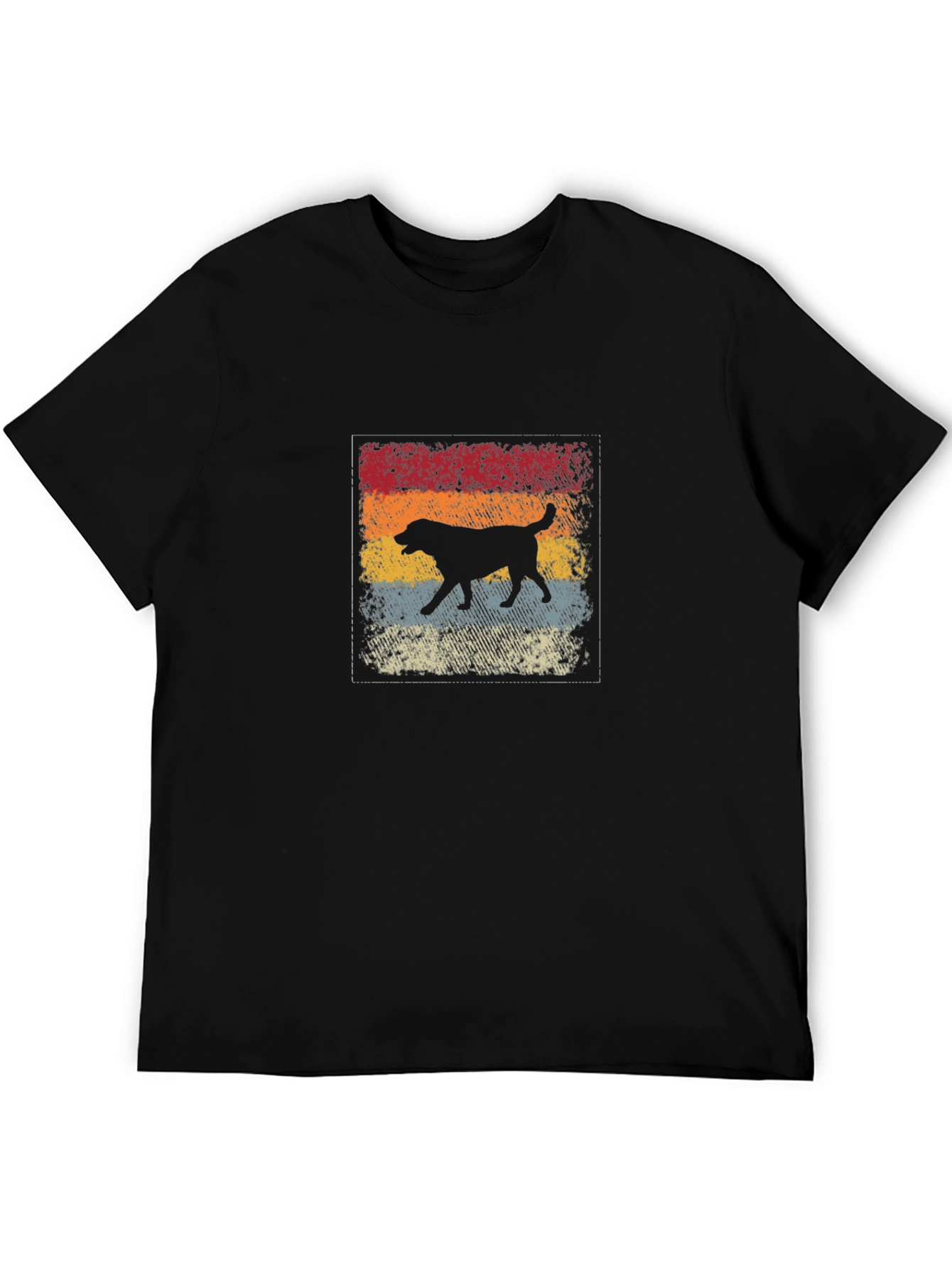 Retro Dog Silhouette T-Shirt