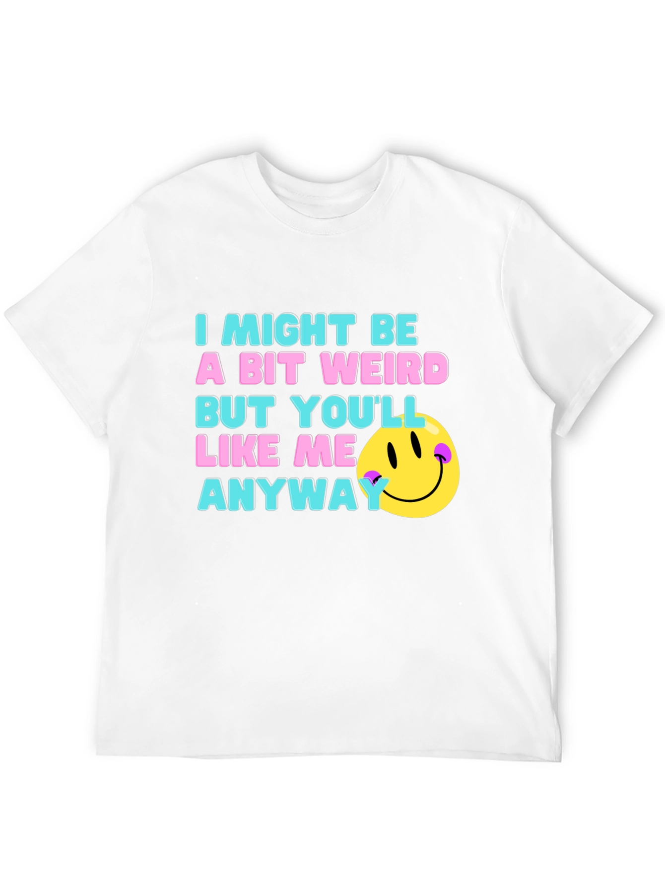 Funny Weird Smiley Face T-Shirt