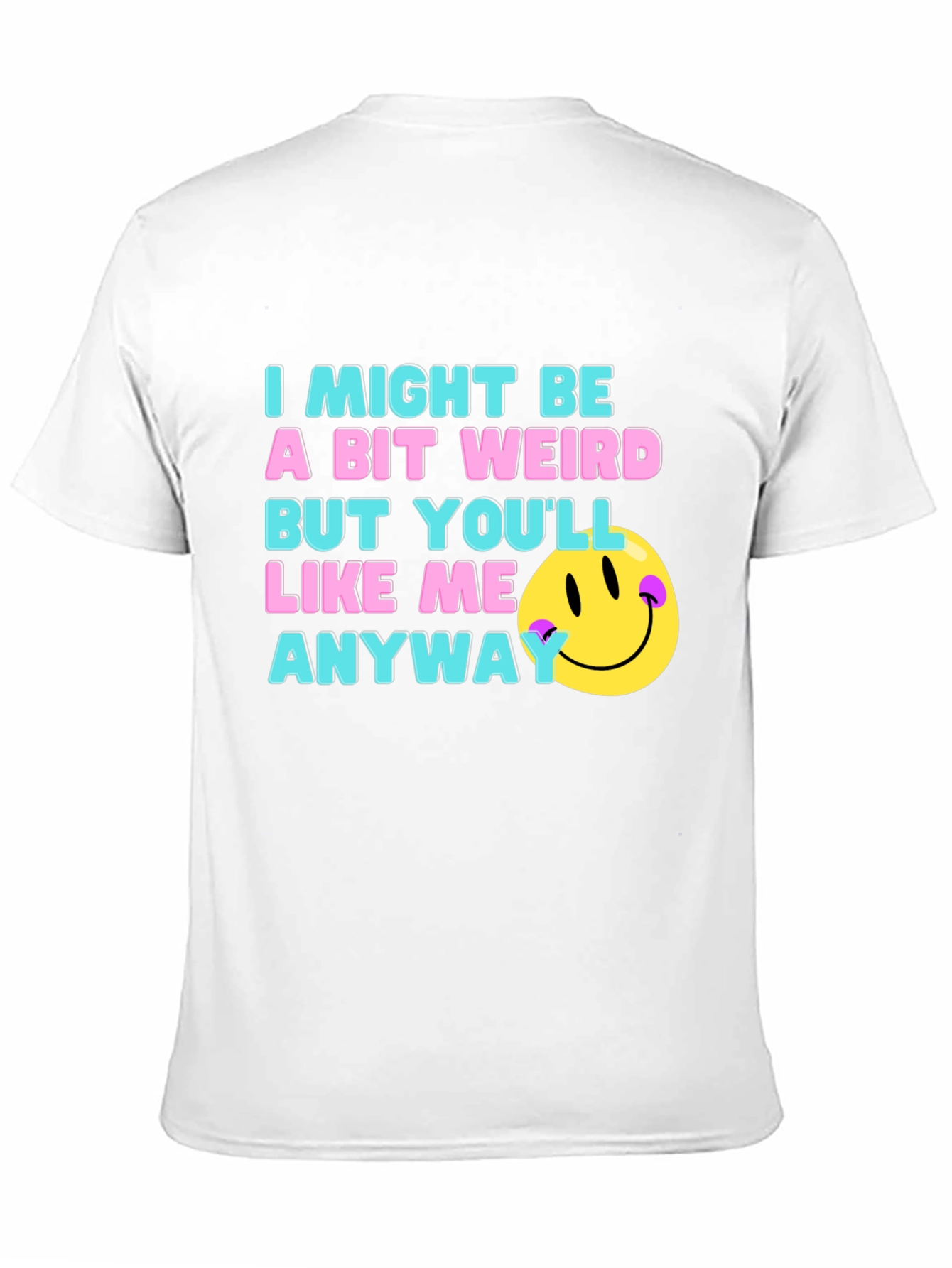 Funny Weird Smiley Face T-Shirt