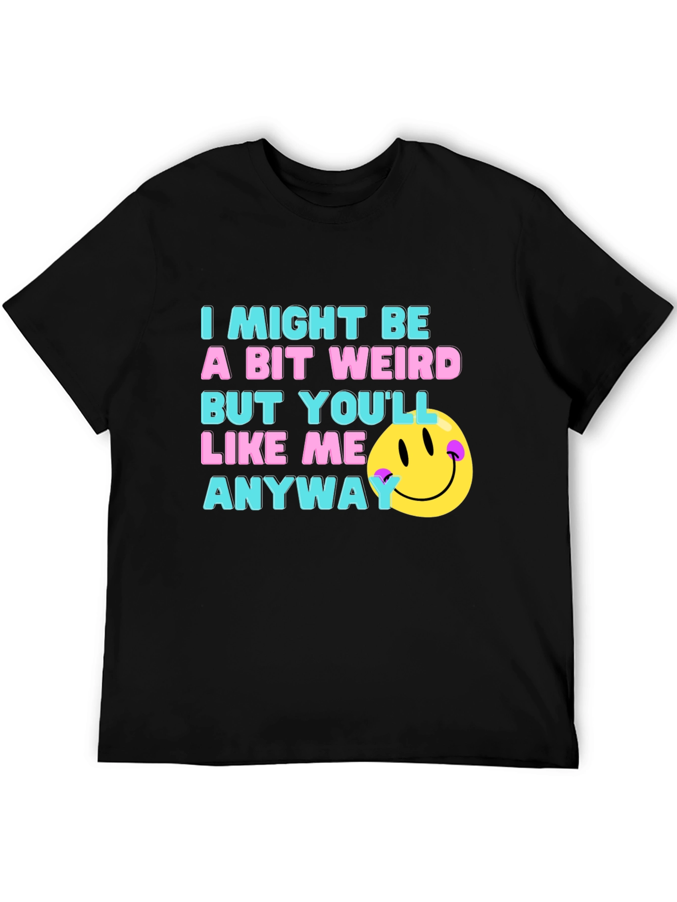 Funny Weird Smiley Face T-Shirt