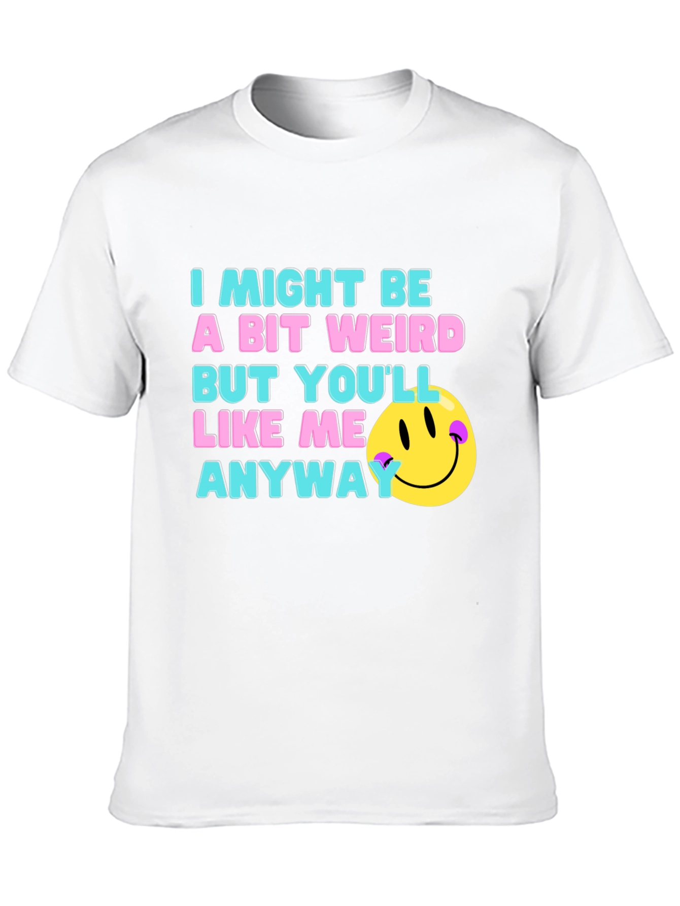 Funny Weird Smiley Face T-Shirt