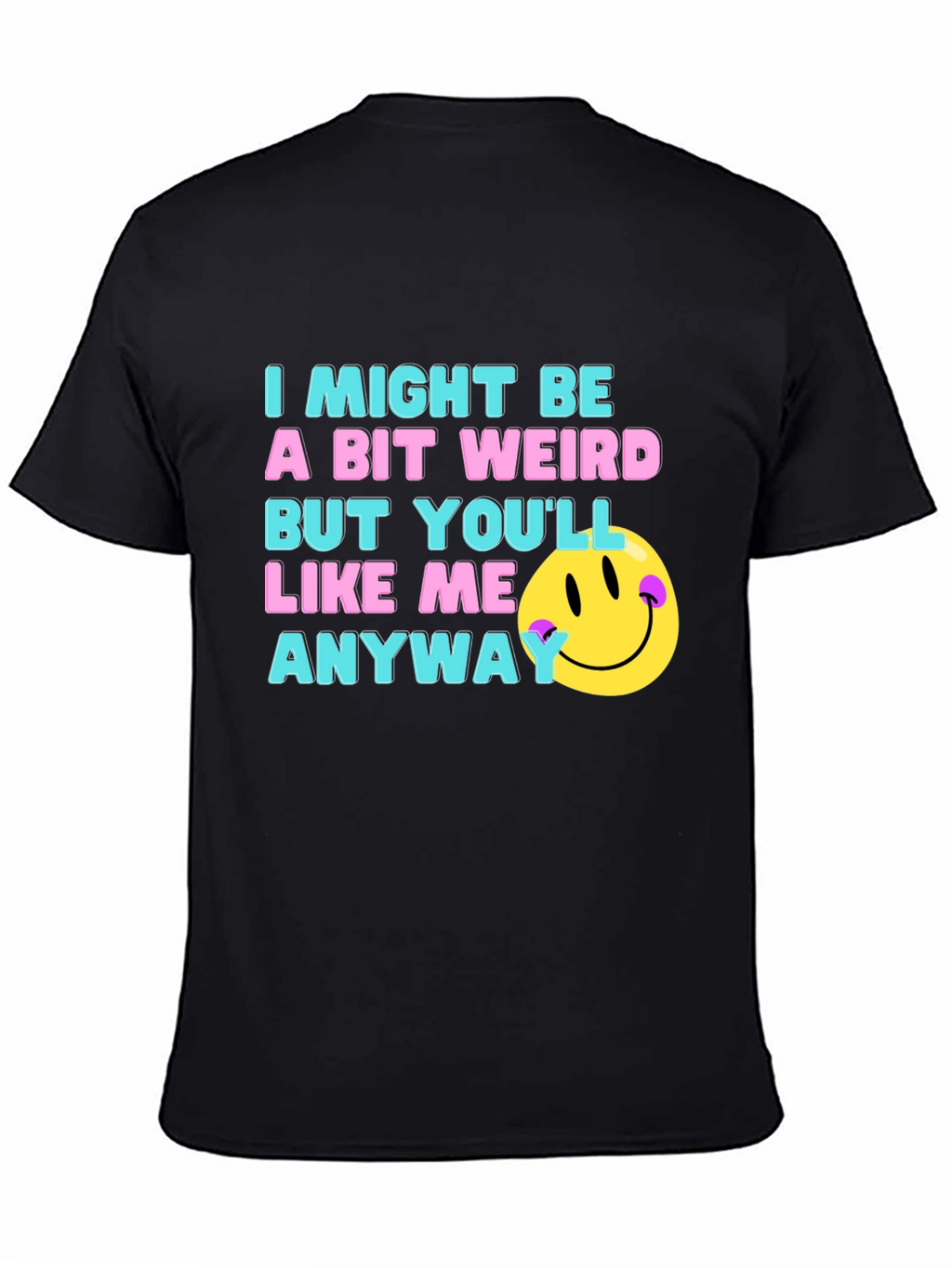 Funny Weird Smiley Face T-Shirt