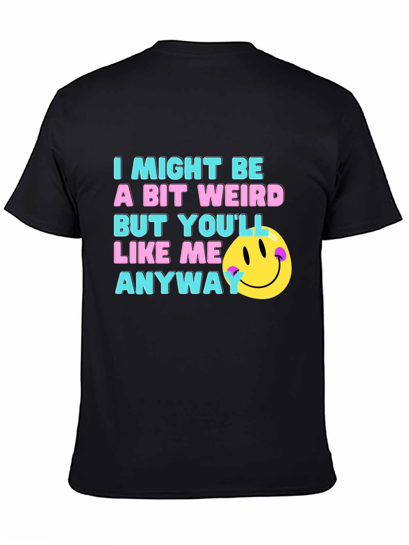 Funny Weird Smiley Face T-Shirt