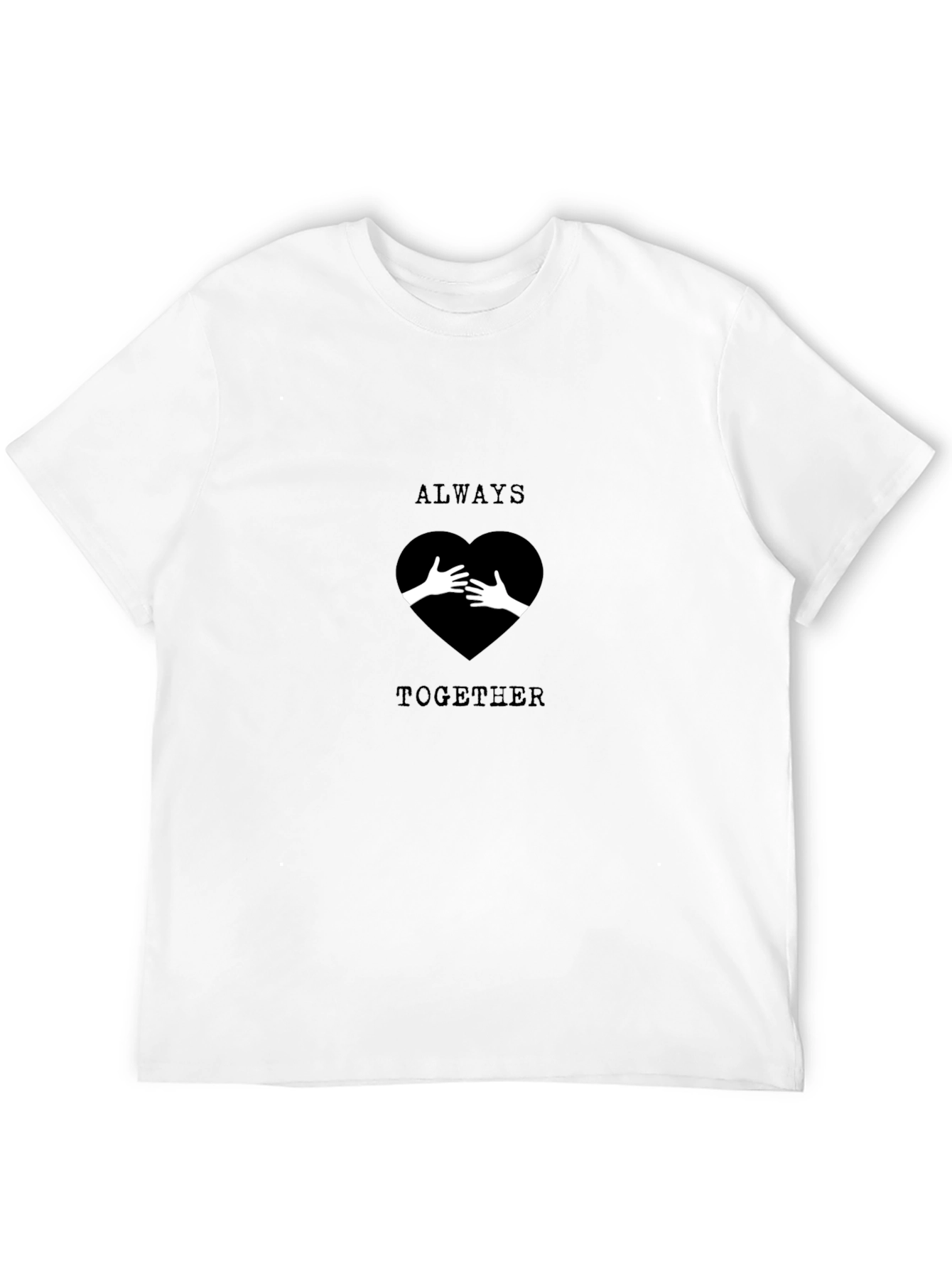 Always Together Graphic T-Shirt - Black