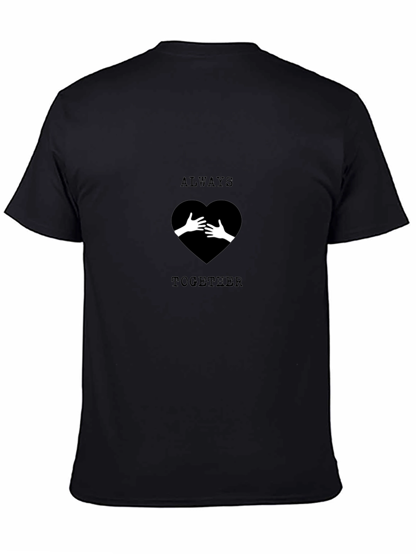 Always Together Graphic T-Shirt - Black