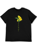 Faith Sunflower Graphic Tee - Black Unisex T-Shirt