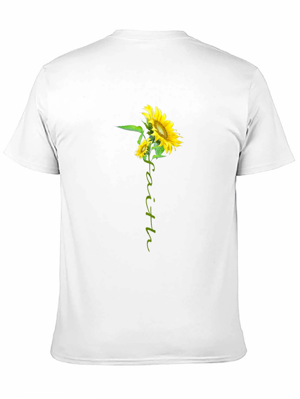 Faith Sunflower Graphic Tee - Black Unisex T-Shirt