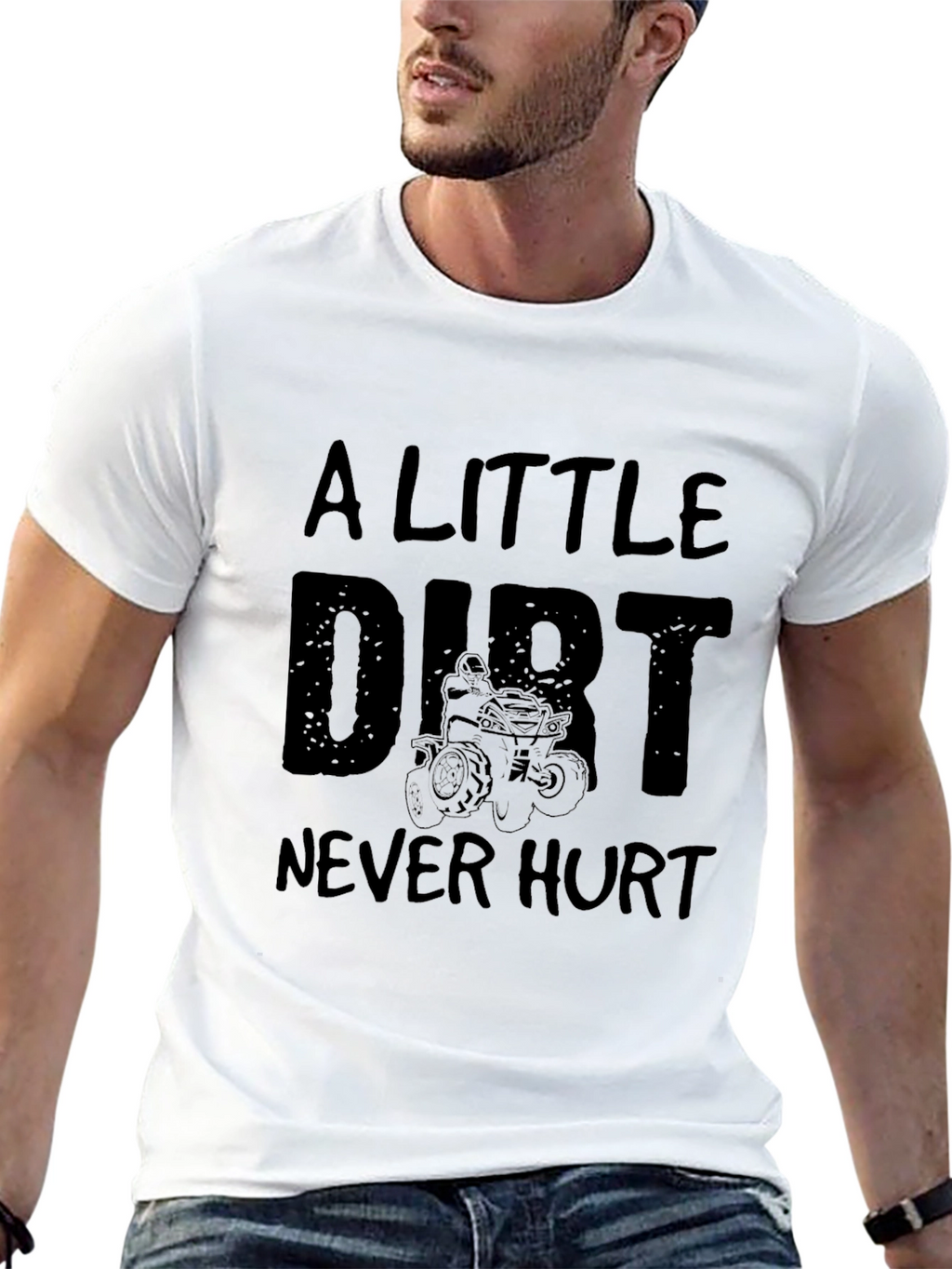 A Little Dirt Never Hurt Black T-Shirt