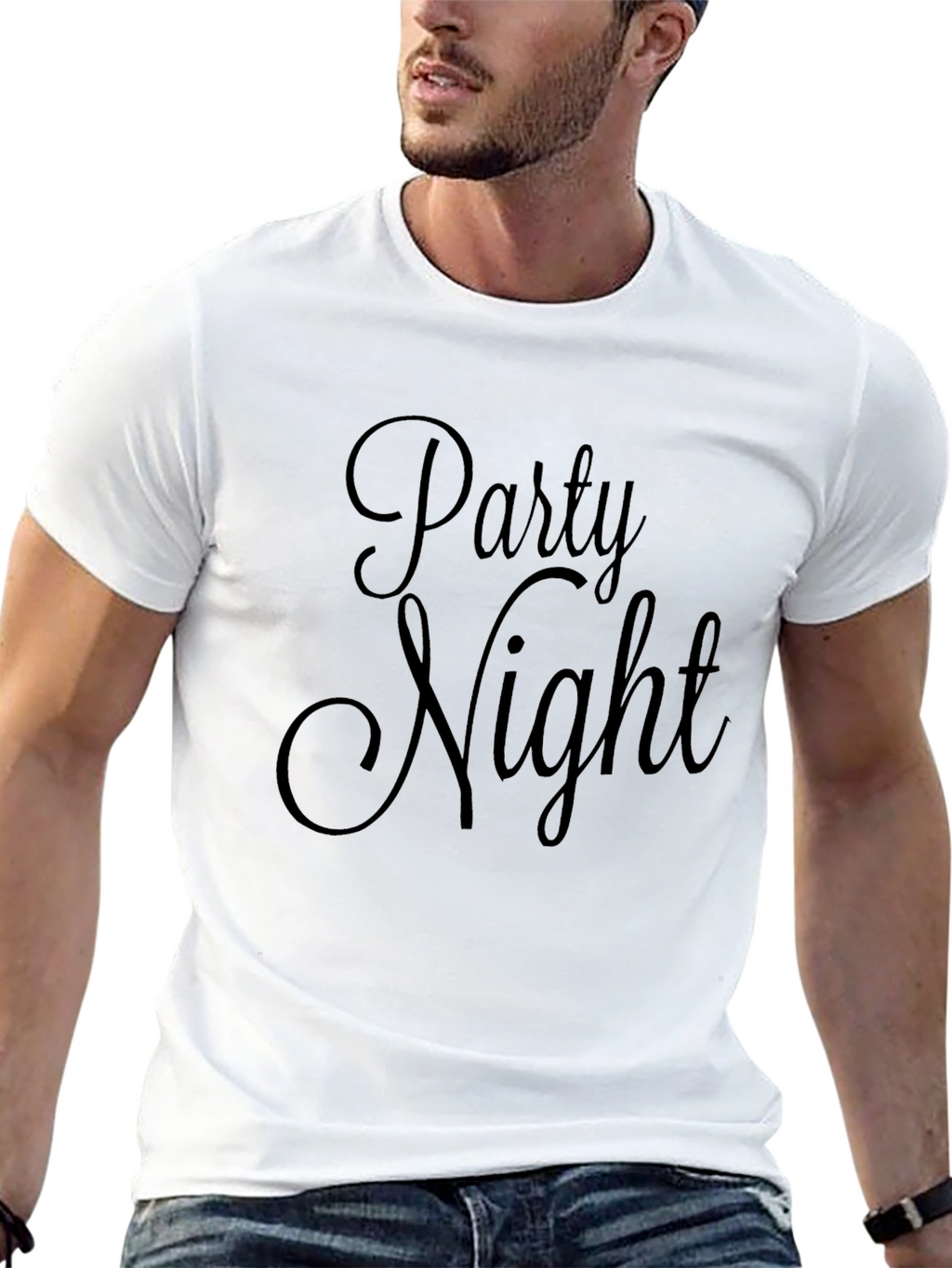 Party Night Graphic Tee - Soft Cotton Blend