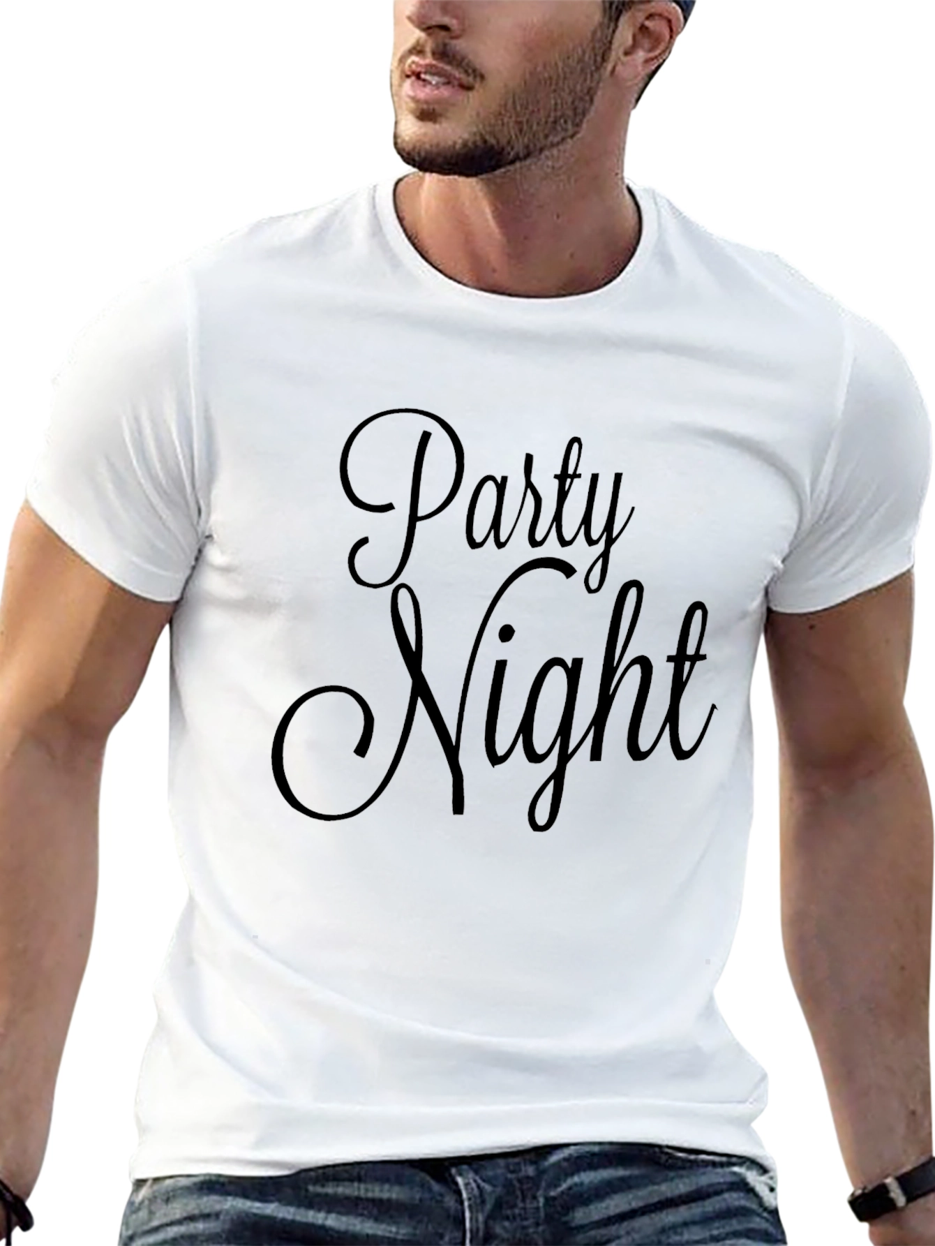 Party Night Graphic Tee - Soft Cotton Blend