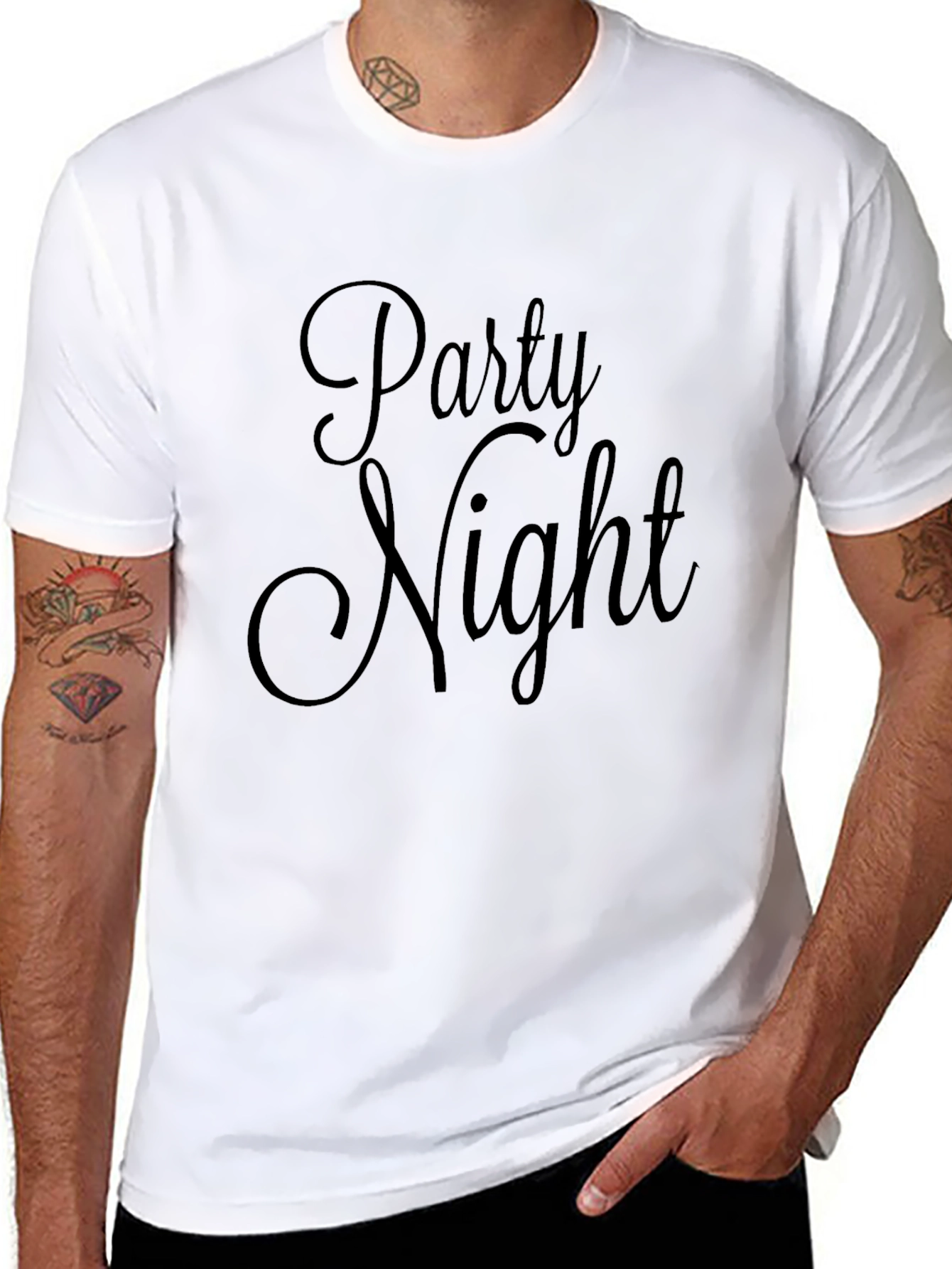 Party Night Graphic Tee - Soft Cotton Blend