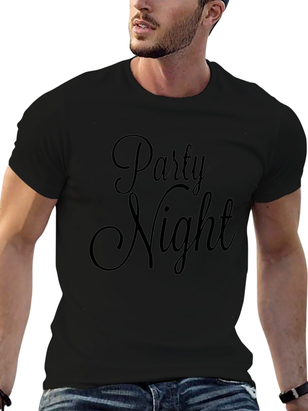 Party Night Graphic Tee - Soft Cotton Blend