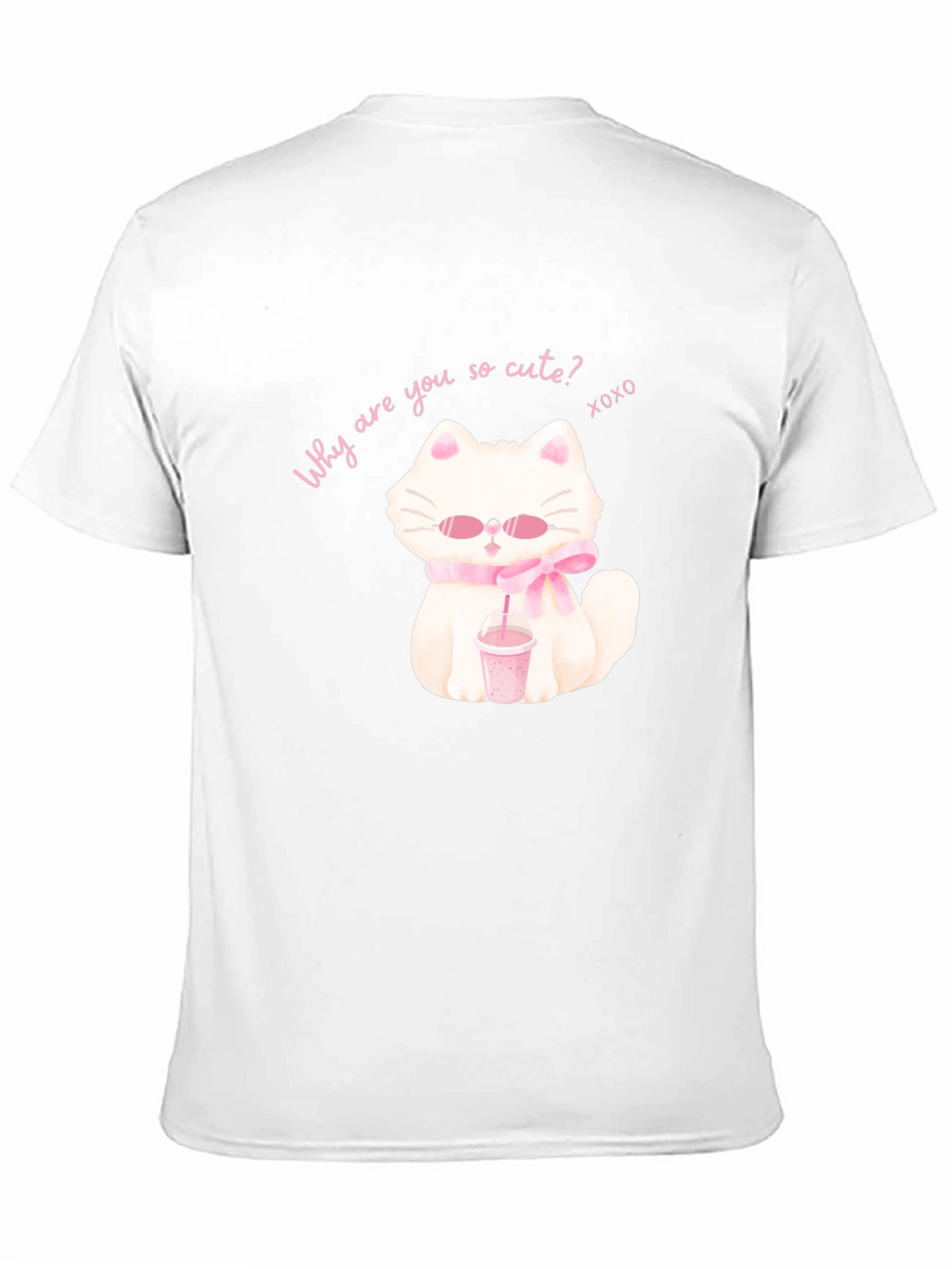 Cute Cartoon Cat T-Shirt