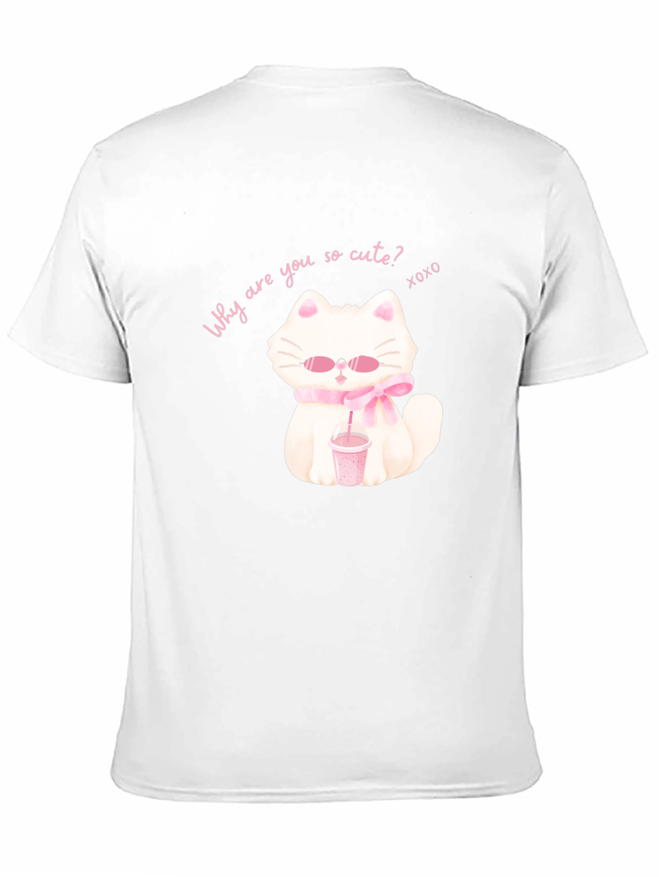 Cute Cartoon Cat T-Shirt