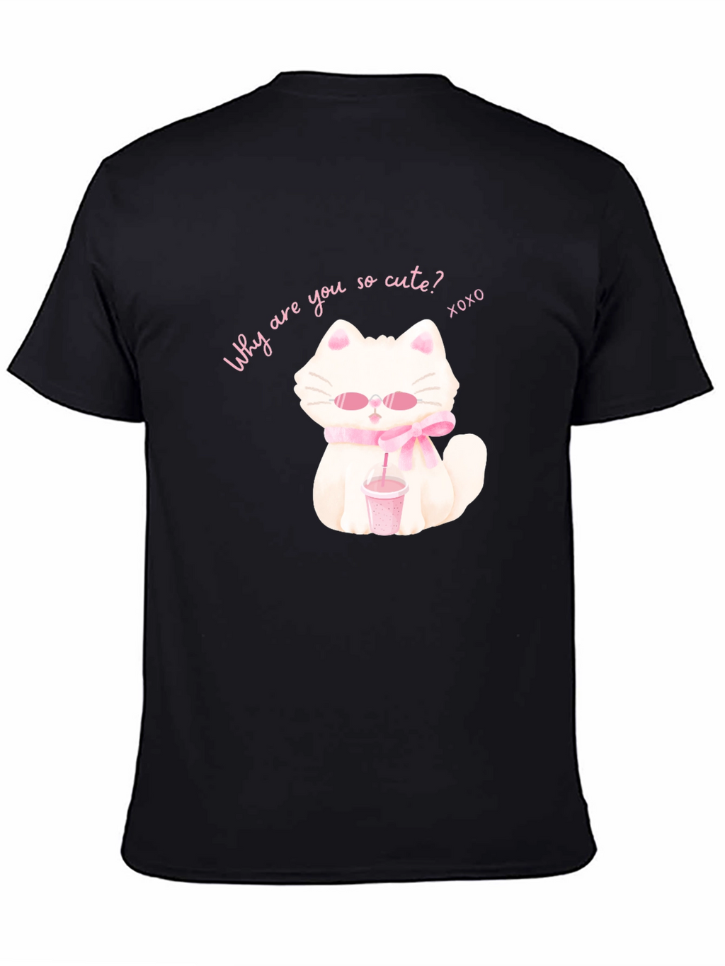 Cute Cartoon Cat T-Shirt