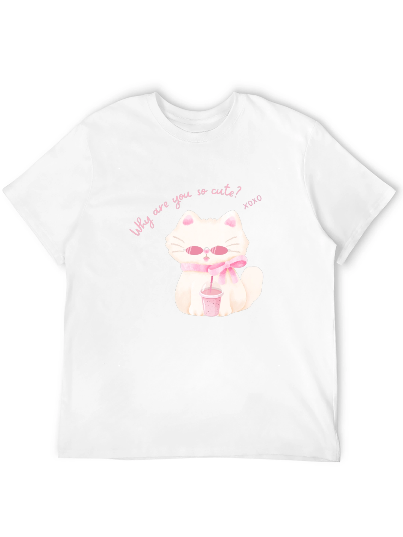 Cute Cartoon Cat T-Shirt