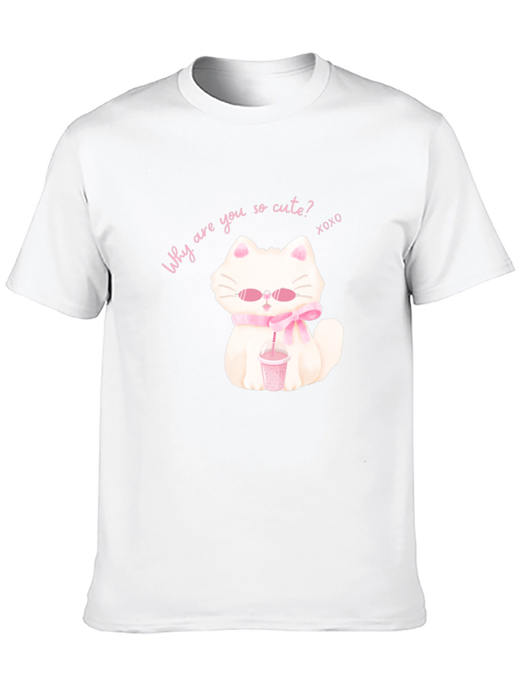 Cute Cartoon Cat T-Shirt
