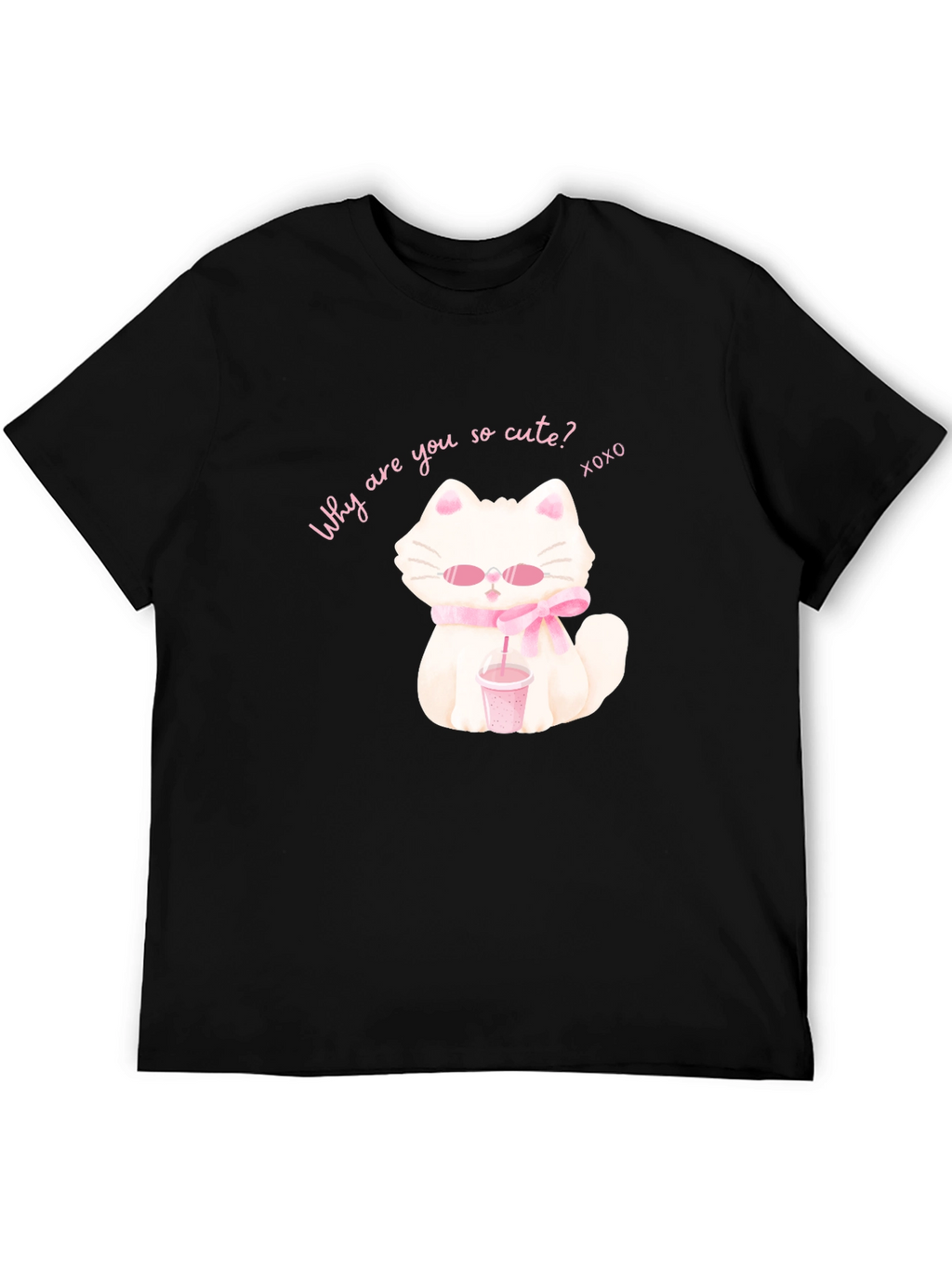 Cute Cartoon Cat T-Shirt