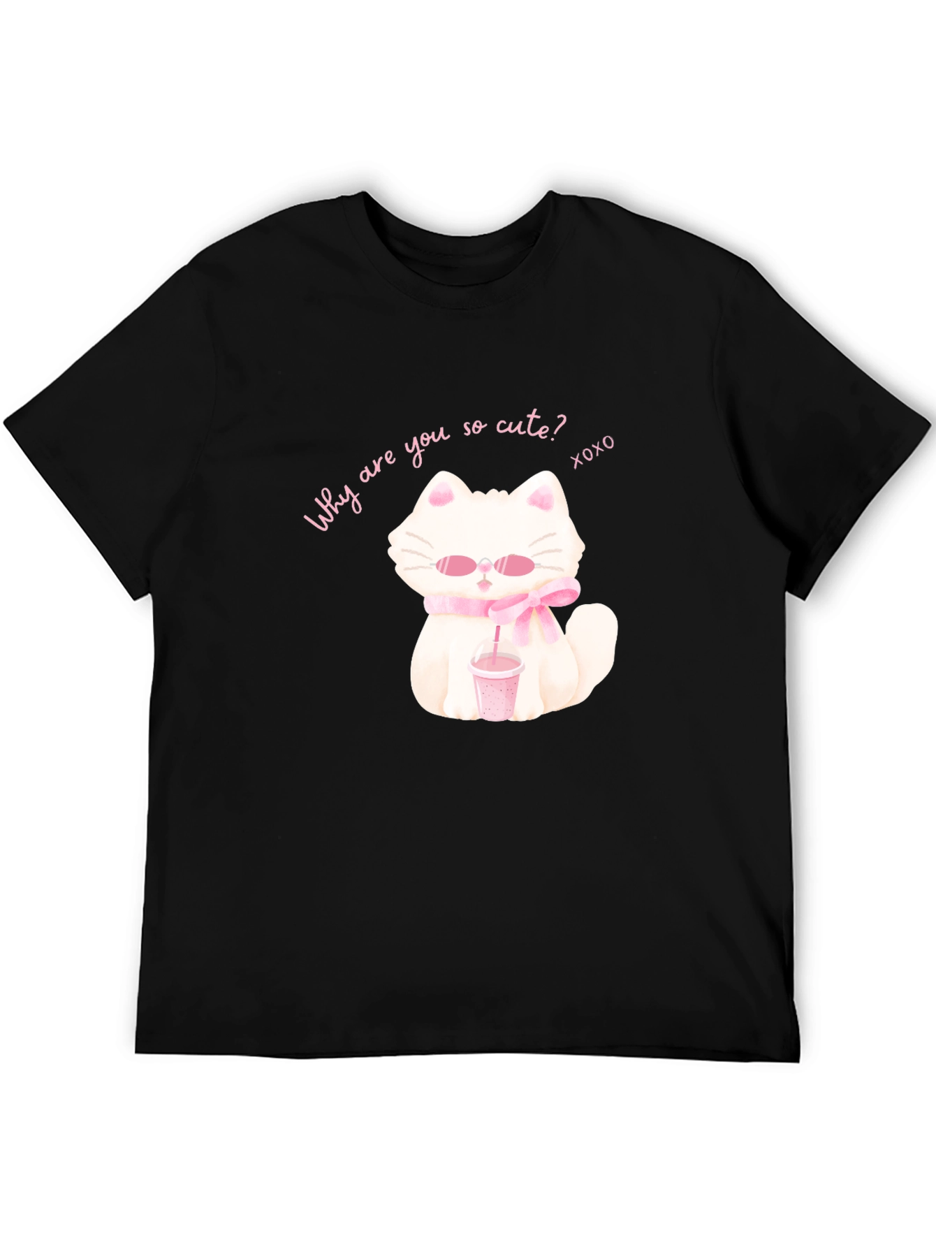 Cute Cartoon Cat T-Shirt