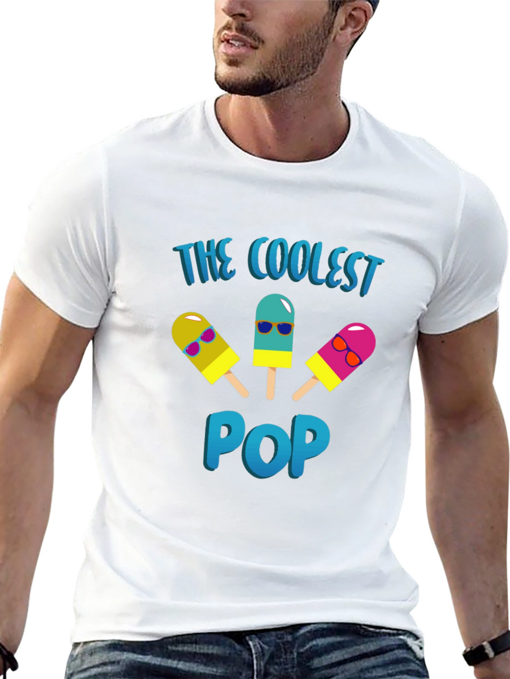 Coolest Pop Graphic T-Shirt - Fathers Day Gift