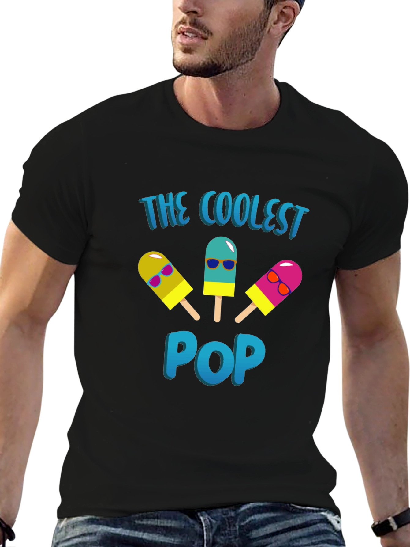 Coolest Pop Graphic T-Shirt - Fathers Day Gift