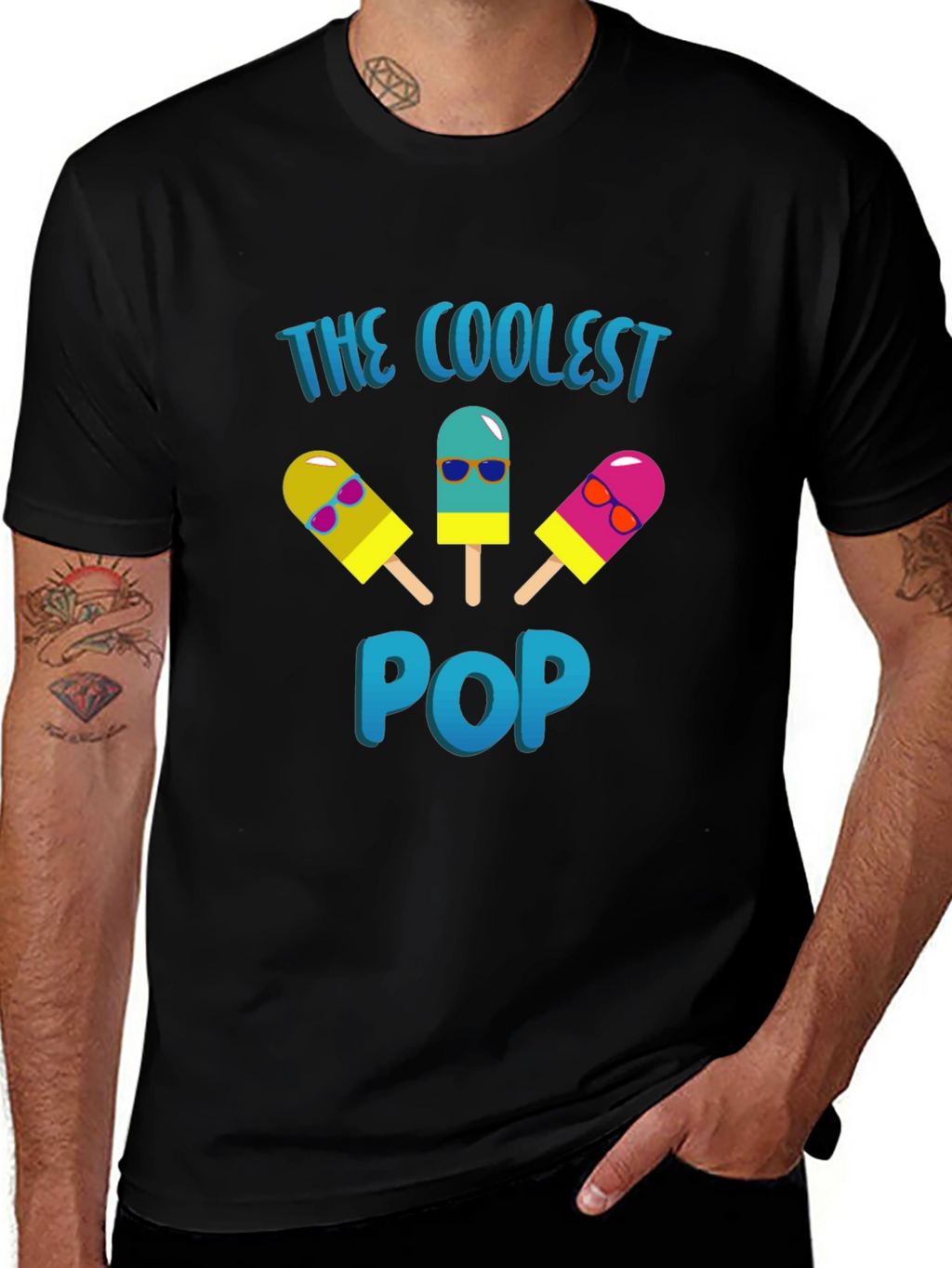 Coolest Pop Graphic T-Shirt - Fathers Day Gift