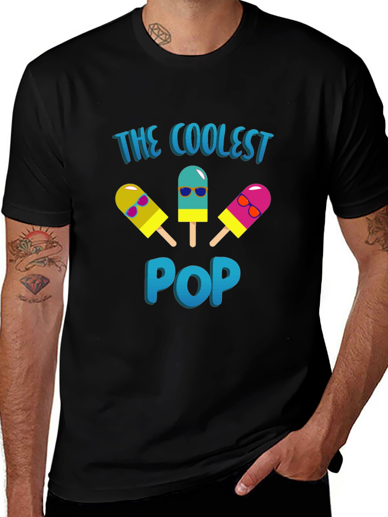 Coolest Pop Graphic T-Shirt - Fathers Day Gift