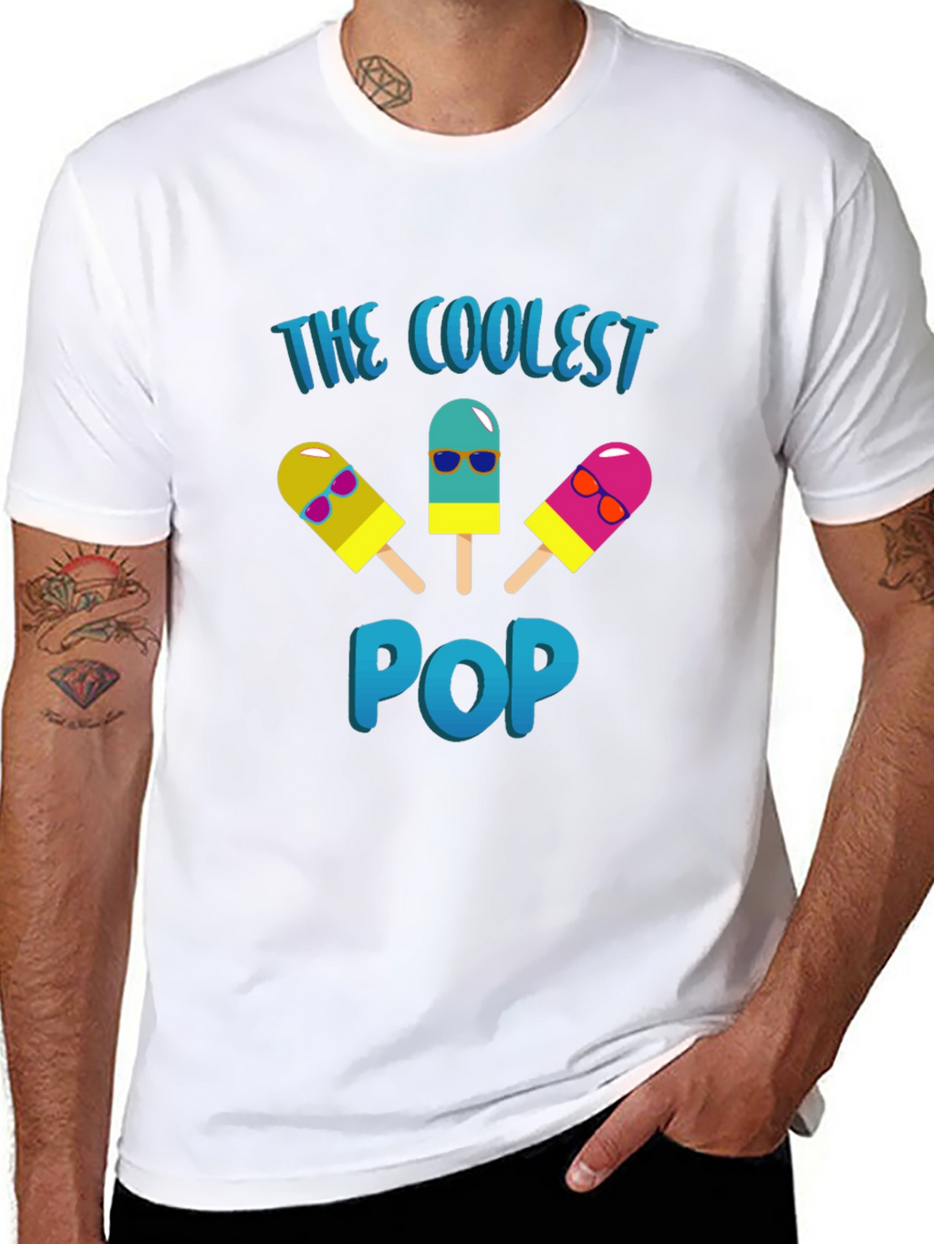 Coolest Pop Graphic T-Shirt - Fathers Day Gift