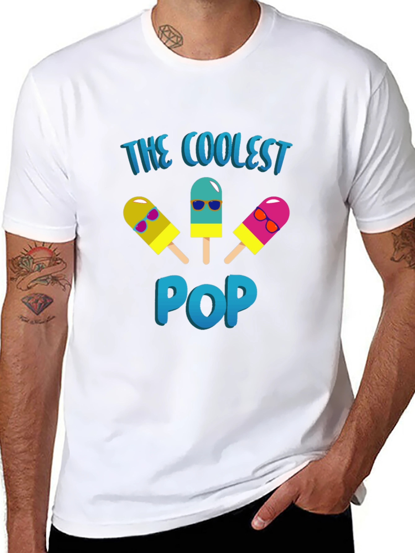 Coolest Pop Graphic T-Shirt - Fathers Day Gift