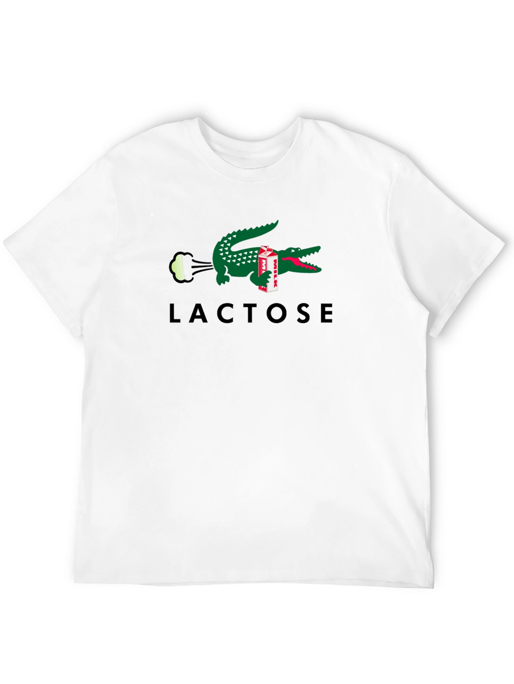 Lacoste Inspired Lactose Funny T-Shirt