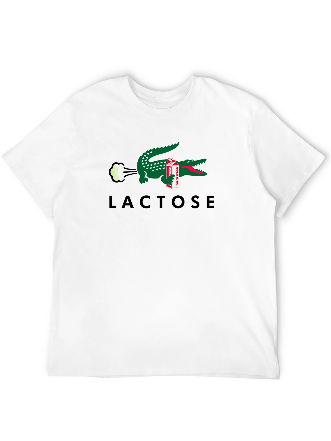 Lacoste Inspired Lactose Funny T-Shirt
